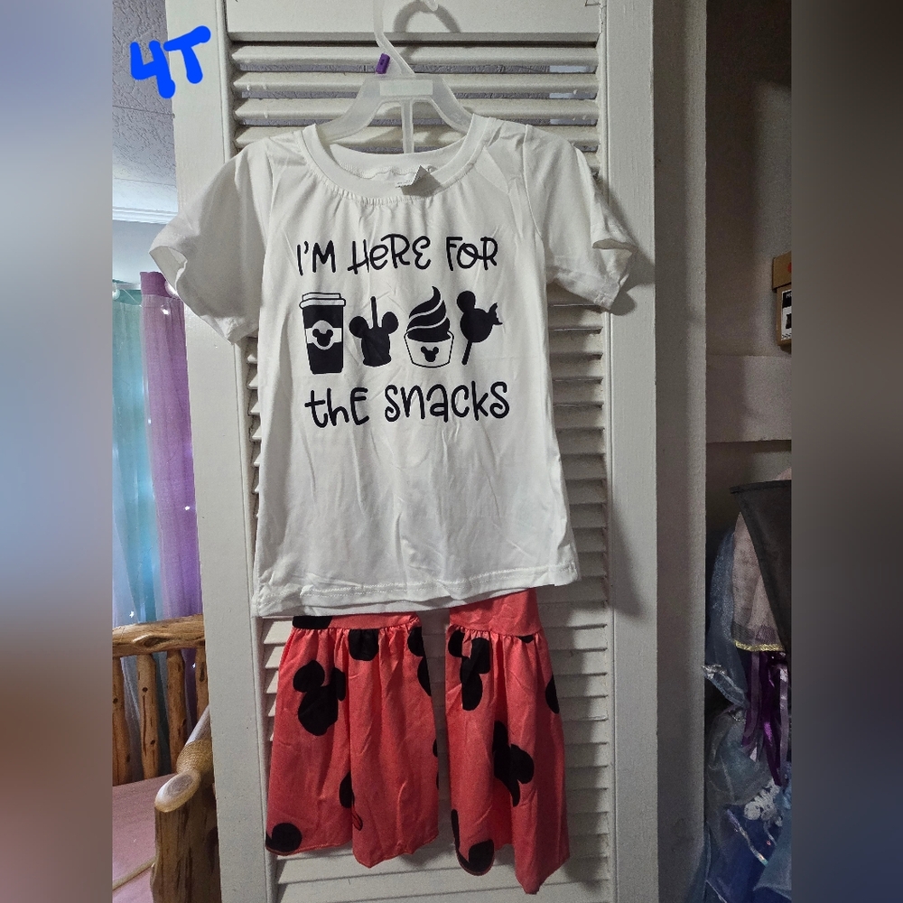 Boutique t-shirt and flare pants